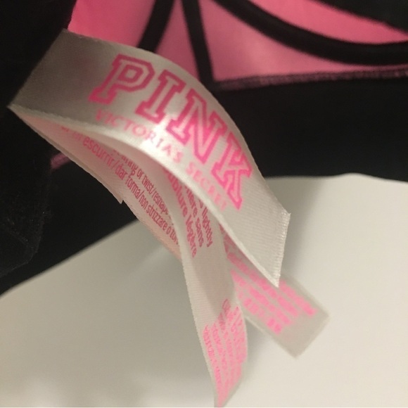 PINK Victoria's Secret Lightly lined  Black Bra Size Small - Picture 7 of 8